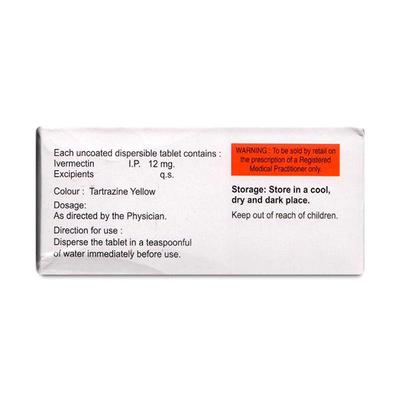 IVERCID 12 Tablet 10's - Parasitic Worms-Ant