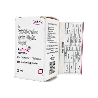FEPINK 100mg Injection 2ml - Iron Supplement/Anaemia-Vma