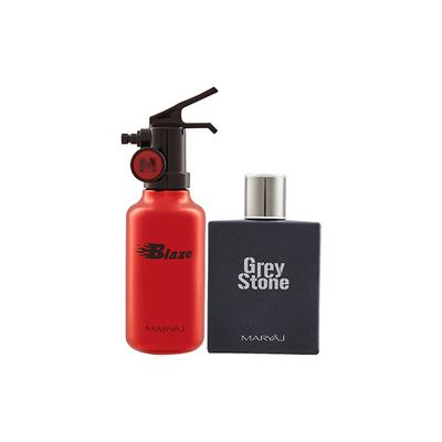 Maryaj Blaze EDP Citrus Aromatic Perfume And Maryaj Grey Stone EDP Aromatic Woody Perfume 200 ml - Men Perfumes (Edt/Edp)