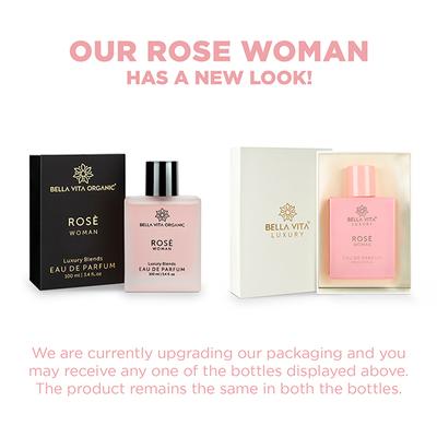 Bella Vita Organic Rose Woman Eau De Parfum for Women 100 ml - Women Perfumes (Edt/Edp)