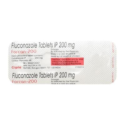 Forcan 200mg Tablet 4'S - Fungal Infections-Anf