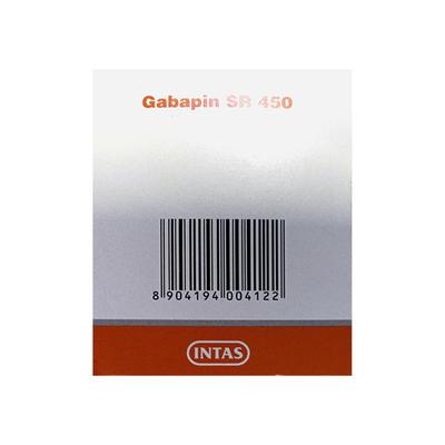 GABAPIN SR 450 Tablet 15's - Neuropathic Pain-Dru
