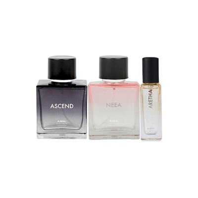 Ajmal Ascend & Neea EDP & Aretha EDP Pack of 3 20 ml - Women Perfumes (Edt/Edp)