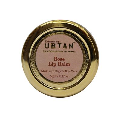 Rejuvenating UBTAN Lip Balm - Rose 5 gm - Lip Balms