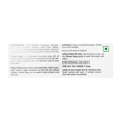 CLINSOL ANTI ACNE Soap 75g - Acne-Emo