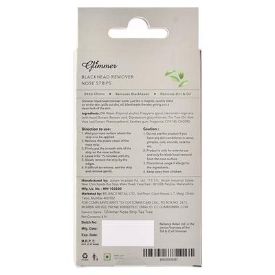 Glimmer Blackhead Remover Nosestrip Tea 1's - Hair Removal Accessories