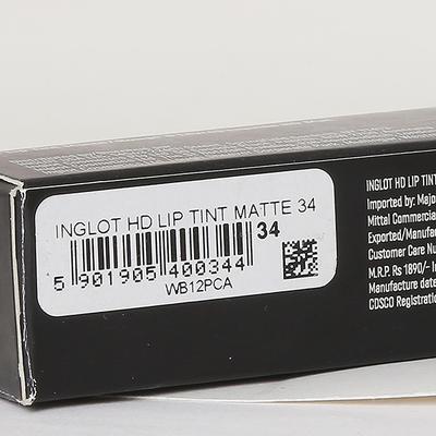 Inglot Hd Lip Tint Matte 34 5.5 ml - Lip Stains & Tints