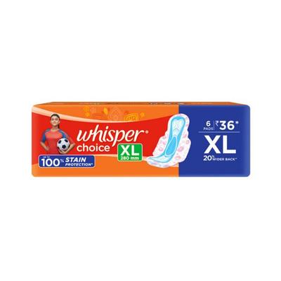 Whisper Choice XL Sanitary Pad 1's - Others