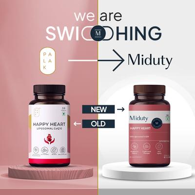 Miduty Happy Heart Capsules 30's - Vital Health