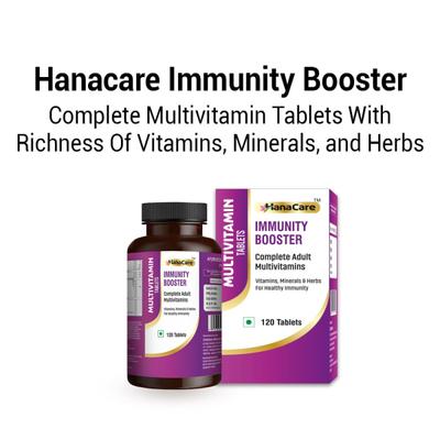 Hanacare Multivitamin Immunity Booster Tablets 120's - Multi-Vitamins