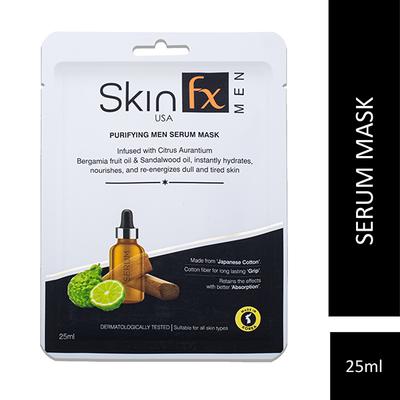 Skin Fx Purifying Men Serum Mask 25 ml - Sheet Masks