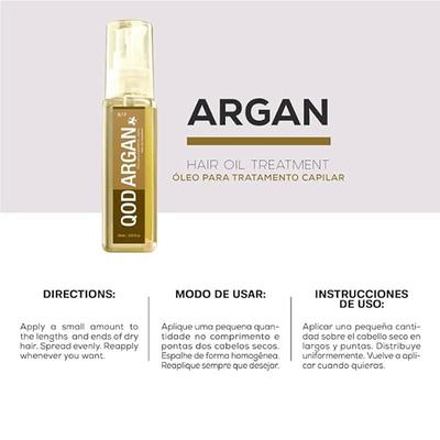 Qod Professional Argan Hair Treatment Serum 60 ml - Hair Oils