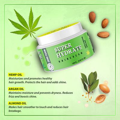 Super Smelly Natural Hydrating Hair Cream 100 gm - Hair Gels & Waxes
