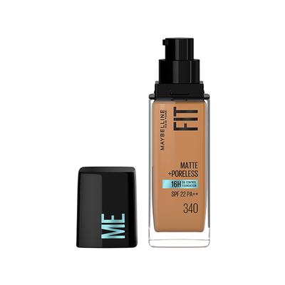 Maybelline New York Fit Me Matte + Poreless Liquid Foundation - 340 Cappucino 30 ml - Foundation