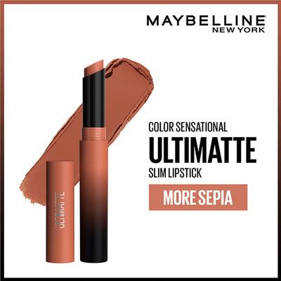 Maybelline New York Color Sensational Ultimatte Lipstick, More Sepia 1.7 gm - Lipsticks