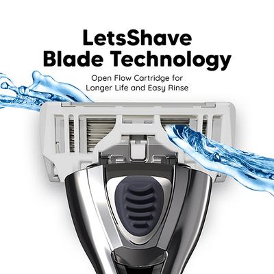 LetsShave Pro 6 Plus Razor Blades - Men 12's - Razors & Cartridges