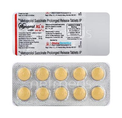 Myoprol XL 50mg Tablet 10'S - Hypertension-Bet
