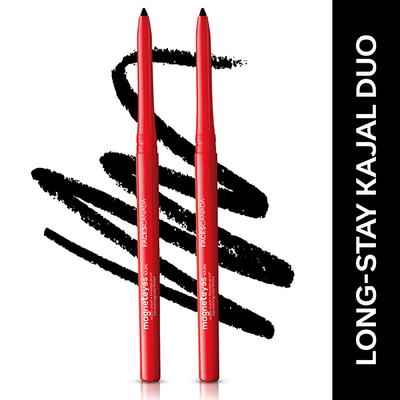 Faces Canada Magneteyes Kajal Duo Pack 0.7 gm - Kajal & Kohls