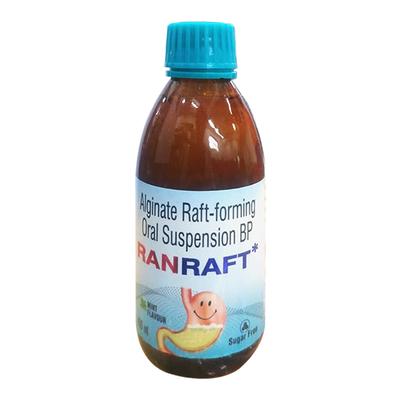 RANRAFT SUGAR FREE MINT FLAVOUR Oral Suspension 150ml - Ulcer/Reflux/Flatulence-Aaa