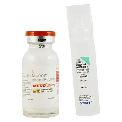 Mero 250mg Injection 1'S - Bacterial Infections-OBL