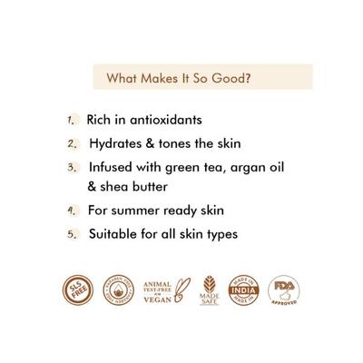 mCaffeine Green Tea Moisturization Kit 490 gm - Lotions & Creams