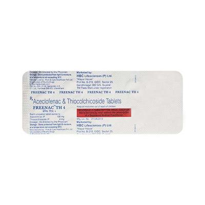 Freenac TH Tablet 10'S - Pain relief-Ano