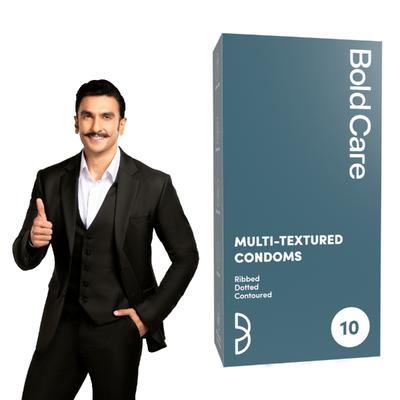 Bold Care Multi-Textured Condoms 10's - Plain/Flavoured Condoms