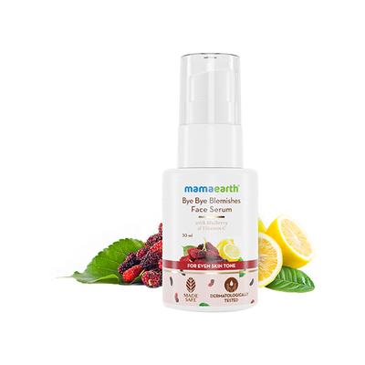 Mamaearth Bye Bye Blemishes Face Serum with Mulberry and Vitamin C for Brightens & Evens Skin Tone, Glycolic Acid, Alpha Arbutin 30 ml - Face Serum
