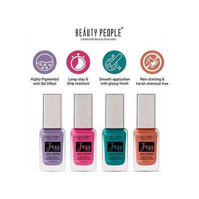 Beauty People Jazz Nail Color 528 Crumble White 11 ml - Nail Polish
