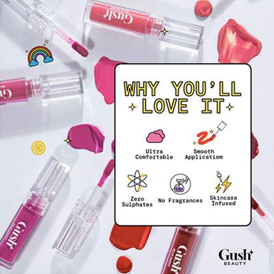 Gush Beauty Playpaint Airy Fluid Lipstick - Brush Stroke 2.8 ml - Liquid Lipsticks