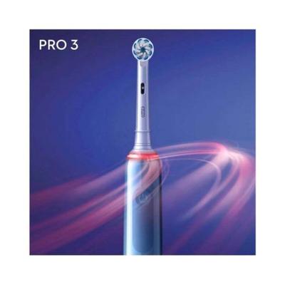 Oral B Pro 3 Electric Toothbrush, 3 modes with Triple pressure control, replaceable brush head included 268 gm - Toothbrushes