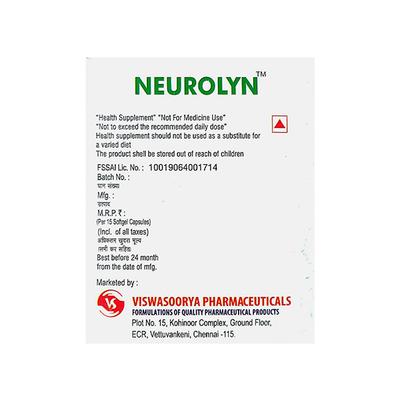 NEUROLYN Capsule 15's - Supplements-Vam