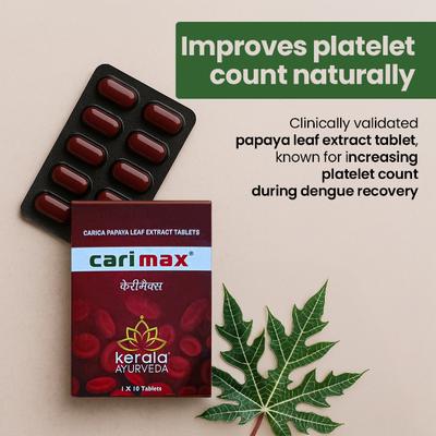 Kerala Ayurveda Carimax Tablet 10's - Speciality Medicines
