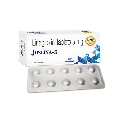 JUSLINA 5 Tablet 10's - Diabetes-Ant