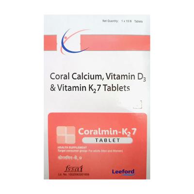 CORALMIN K2 7 Tablet 10's - Supplements-Cal