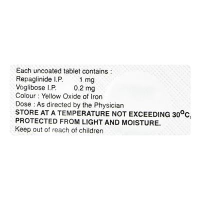 EUREPA V 1/0.2mg Tablet 10's - Diabetes-Ant