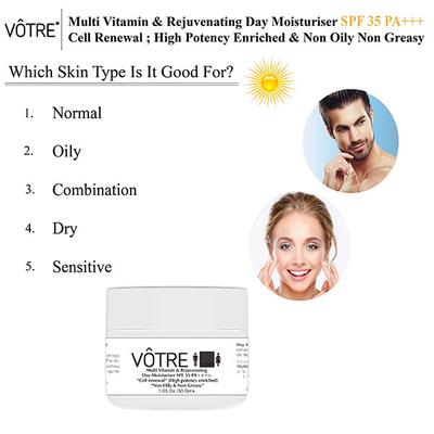 Votre Multi Vitamin & Rejuvenating SPF 35 PA++ Day Moisturiser 50 gm - Face Moisturizers