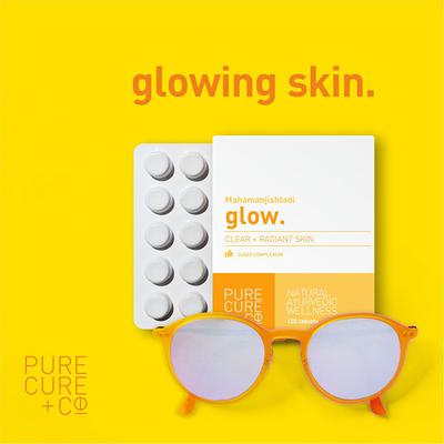 Purecure+Co Mahamanjishtadi Glow (60 Tablets) 1's - Hair & Skin