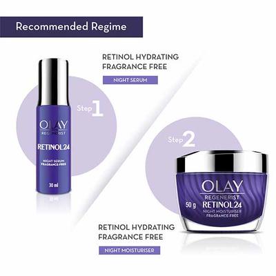 Olay Night Serum- Regenerist Retinol 24 Serum 30ml - Face Gels