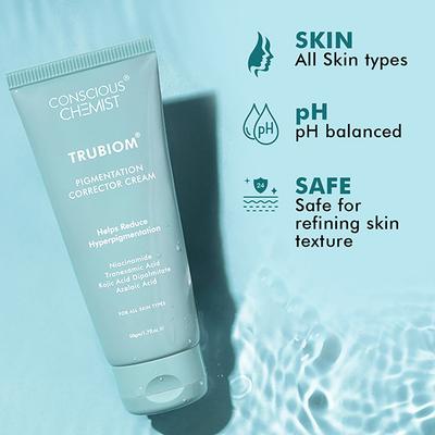 Conscious Chemist Pigmentation Corrector Cream for Dark Spots Remover & Uneven Skin Tone 50gm - Face Moisturizers
