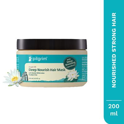 Pilgrim Argan Oil Hair Mask 200ml - Hair Masks & Packs