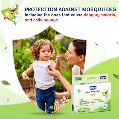 Chicco Baby Anti Mosquito Natural Protection Patches 24's - Mosquito Repellent