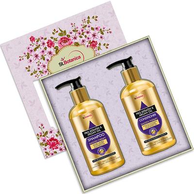 Stbotanica Pro Keratin & Argan Oil Shampoo + Conditioner Kit, No Sulphate, Paraben 600 ml - Shampoos