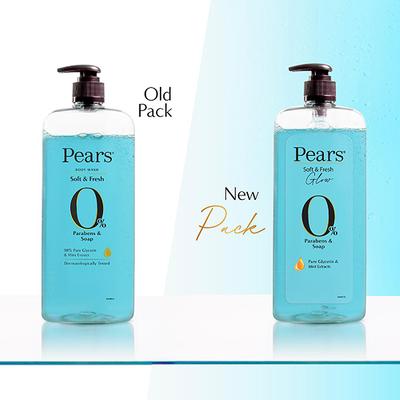 Pears 98% Pure Glycerin Soft and Fresh Glow Body Wash 750 ml - Shower Gels & Body Wash