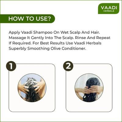 Vaadi Herbals Dandruff Defense Lemon Shampoo With Extract of Tea Tree 110 ml - Shampoos