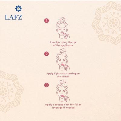 Lafz Transfer Proof & Smudge Proof Velvet Matte Lip Colour, Valley Of Roses 5.5 ml - Liquid Lipsticks