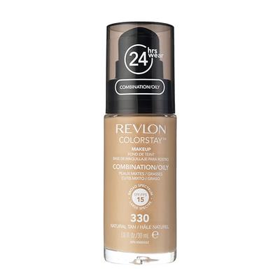 Revlon Colorstay Makeup for 24Hrs Combination/Oily Broad Spectrum SPF/FPS 15 -330 Natural Tan 30ml - Foundation