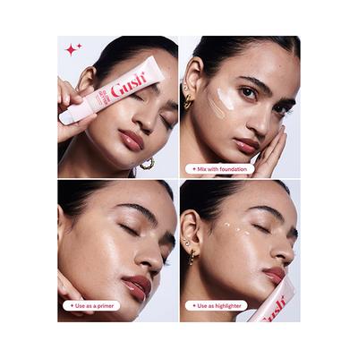Gush Beauty Glow Getter Illuminating Moisturiser Brightens+Prime+Hydrates+Uv Protection 30ml - Primer