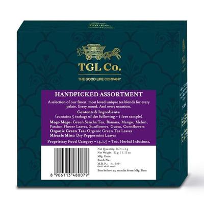 TGL Co. Handpicked Assortments Tea Bag 16 s - Green/Herbal Teas