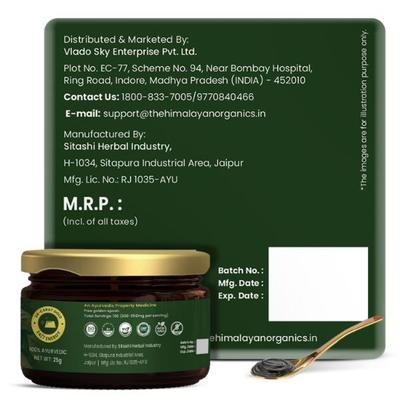 Vlado's Himalayan Organics Himalayan Shilajit Gold Resin 25 g - Sexual Care